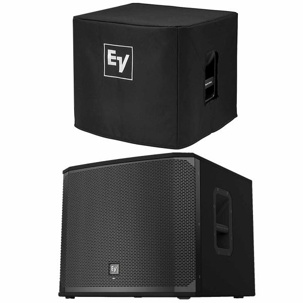 Electro-Voice EKX-15SP 15" Powered Subwoofer with Padded Speaker Cover Package