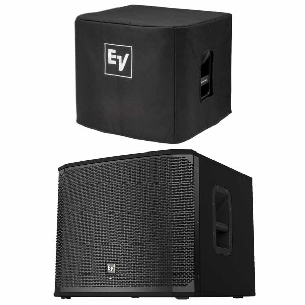 Electro-Voice EKX-18SP 18" Powered Subwoofer with Padded Speaker Cover Package