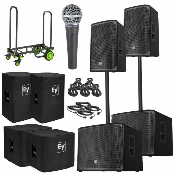 2x Electro-Voice EKX-12P 12