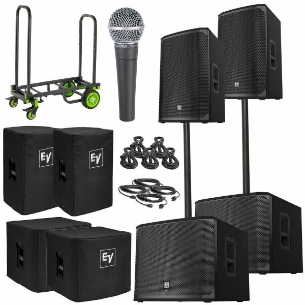 Electro-Voice EKX-15P 15" Powered Speaker & 18" Subwoofer Duo Package