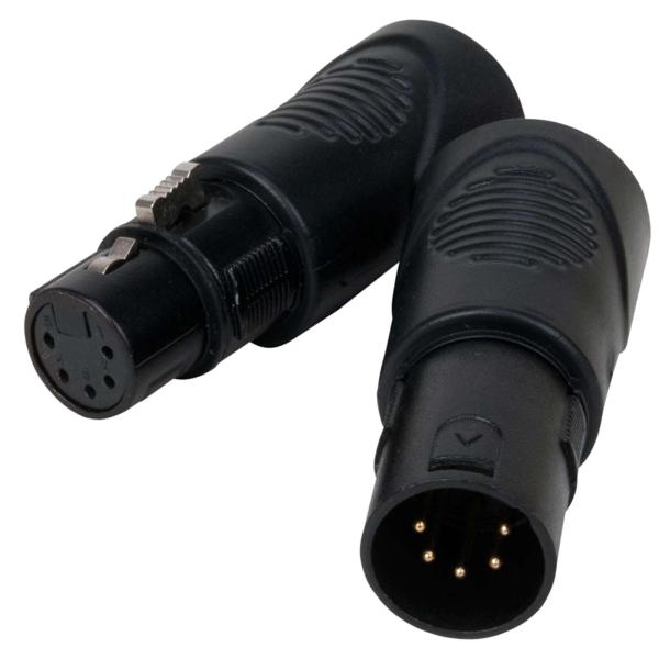 Elation Professional ACRJ455PSET Male & Female 5 pin RJ45-DMX Adapter Set