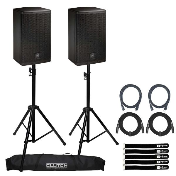 Electro-Voice ELX115P 15" Powered Speaker Duo Bundle