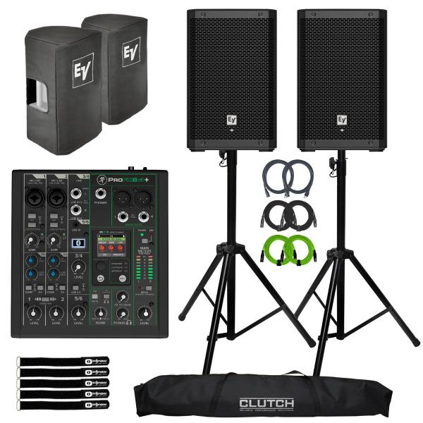 2x Electro-Voice ZLX-8P-G2-US Speakers & ProFX6v3+ | IDJNOW
