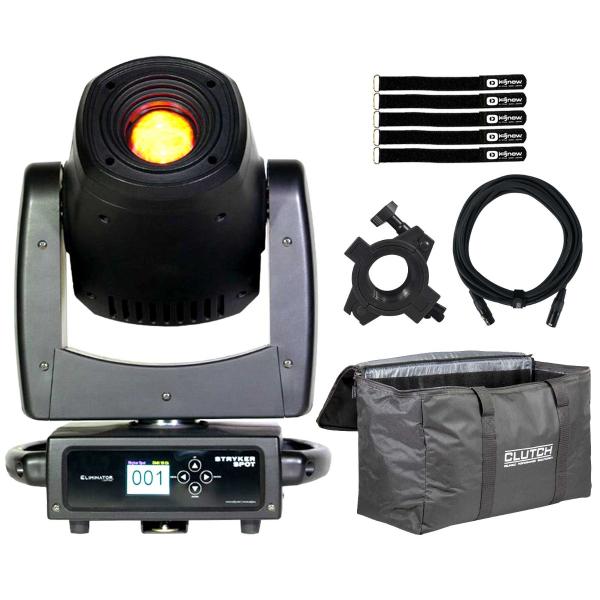 Eliminator Lighting STRYKER SPOT LED Moving Head Spot with Utility Bag