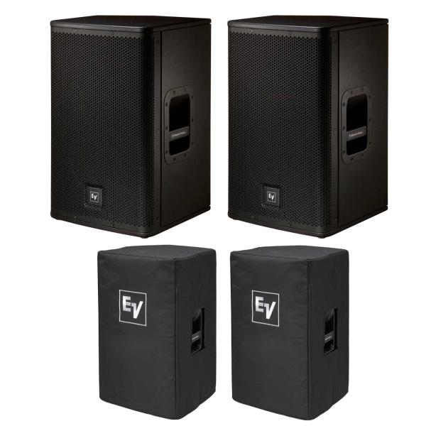 (2) Electro-Voice ELX115P 15” Powered Speaker Bundle