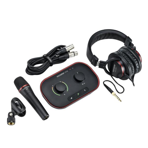 Focusrite Vocaster One Studio Essential Podcasting Kit