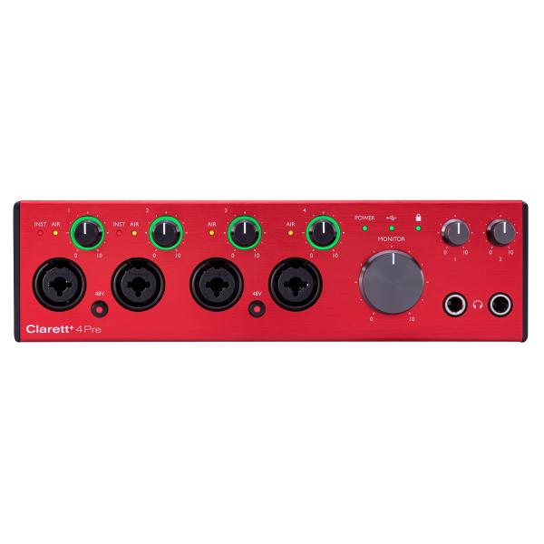 Focusrite Box Focusrite Clarett+ 4Pre Interface - Open Box Mint | IDJNOW