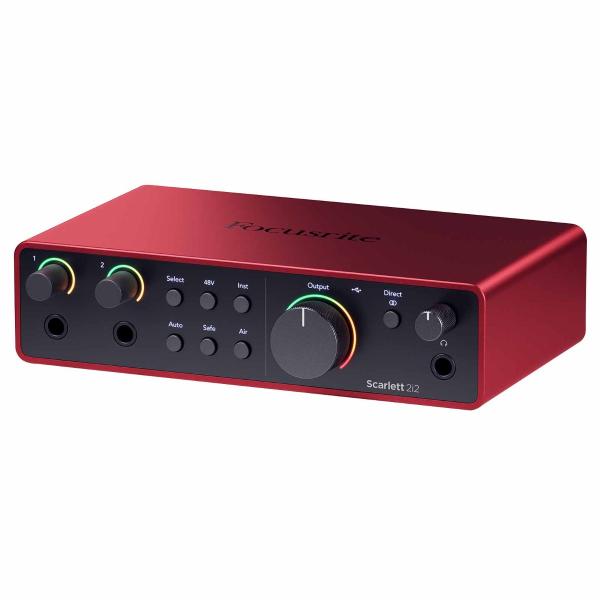 Focusrite Scarlett 2i2 4th Gen 2-in 2-out USB Audio Interface