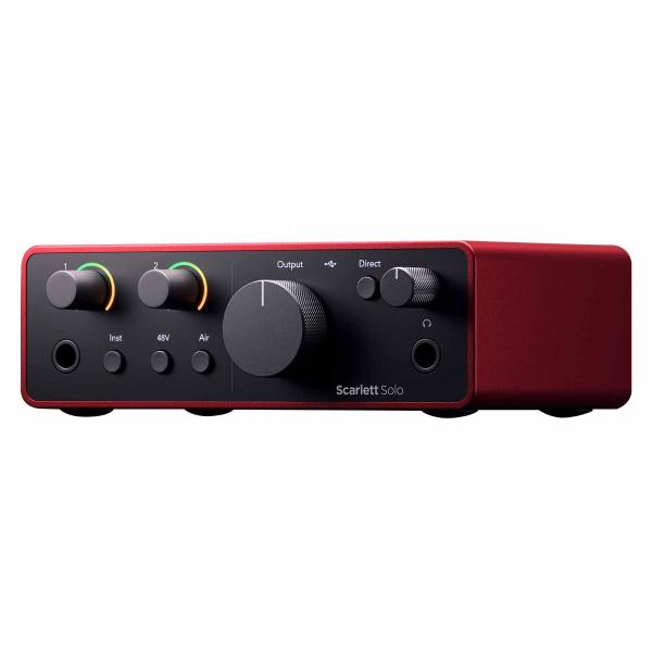 Focusrite Scarlett Solo 4th Gen USB Audio Interface