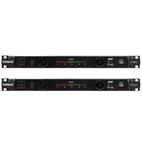 Furman PL-PLUSC 15A Advanced Power Conditioners with Voltmeter 2-Pack