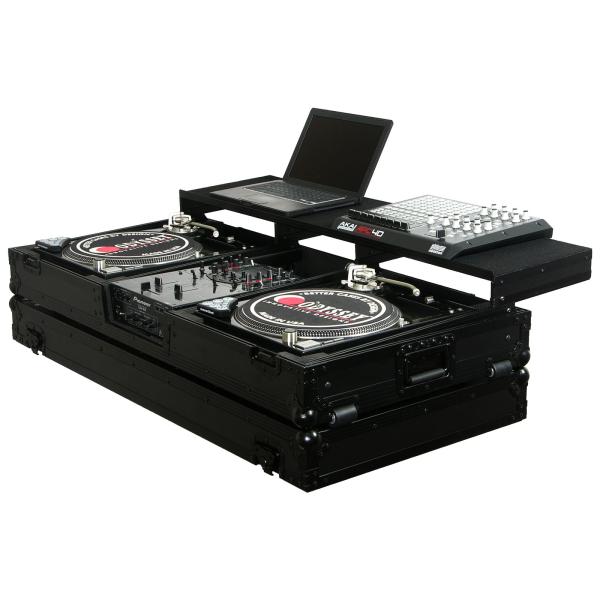 Odyssey FZGSPBM10WBL Black Label Turntable DJ Coffin