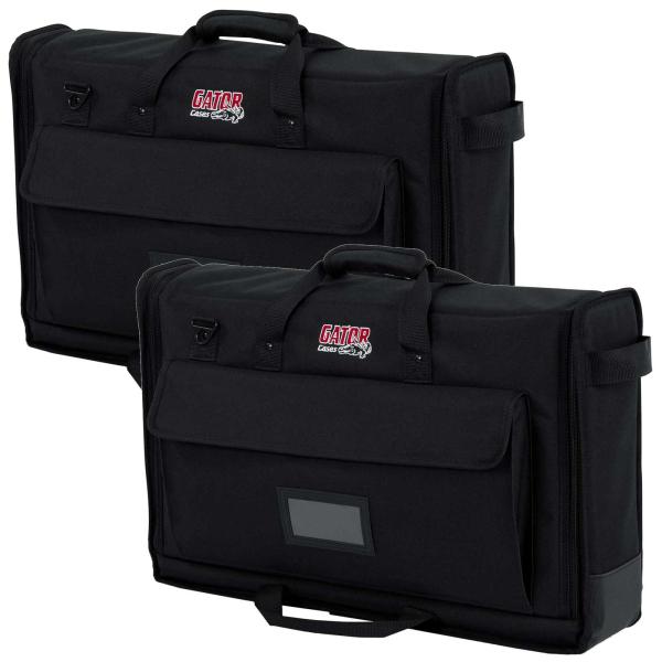 (2) Gator G-LCD-TOTE-SM Small Padded LCD Transport Bags