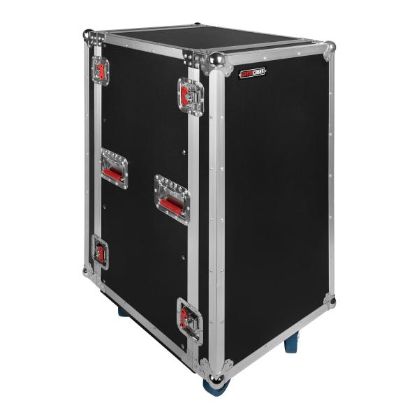 Gator Cases G-TOUR 20U CAST 20U Wooden Flight Rack Case with Casters