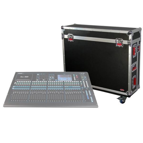 Gator Cases G-TOURQU32 G-Tour Series Doghouse Style Large Format Mixer Case for the Allen & Heath QU-32 Mixer