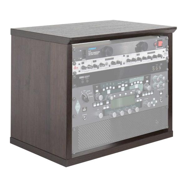 Gator Cases GFW-ELITERK-8U-BRN Brown 8U Studio Rack | IDJNOW