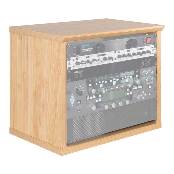 Gator Cases GFW-ELITERK-8U-MPL Elite 8U Desktop Studio Rack in Maple