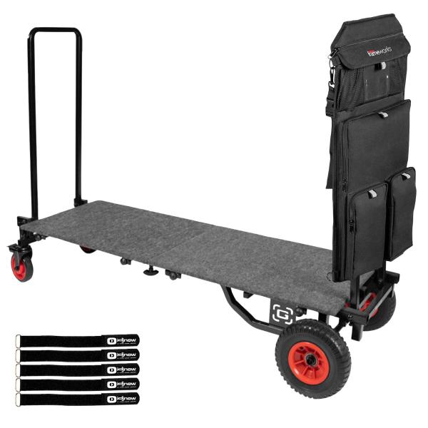 Gator Cases GFW-UTL-CART52 Folding Cart with 7-Pocket Accessory Bag
