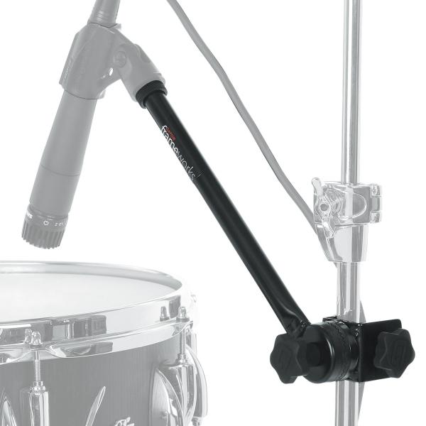 Gator Frameworks GFW-MIC-CLMPBM9 Adjustable Angle 9" Clamp-On Mini Boom with Interlocking Design