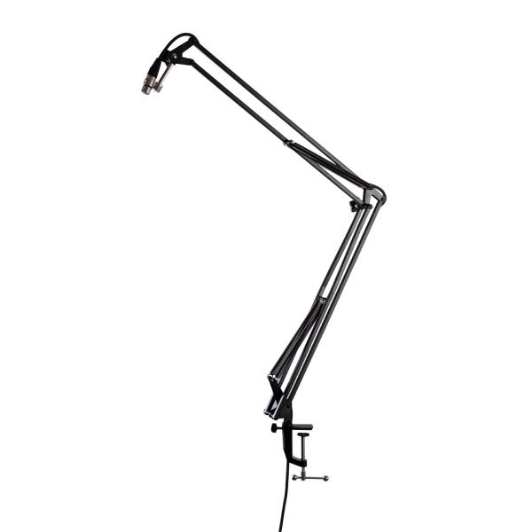Gator Frameworks GFWMICBCBM1000 Desk-Mounted Broadcast Boom Mic Stand