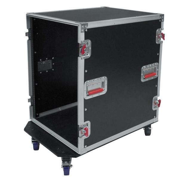 Gator Cases G-TOUR16UCA-24D G-Tour Series 16U 24" Deep Audio Road Rack Case with Casters