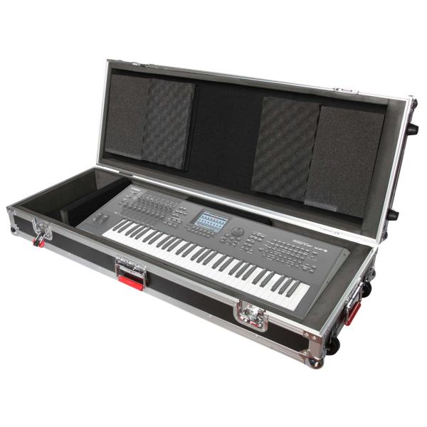 Gator Cases G-TOUR 61V2 G-Tour Series 61 Note Keyboard Road Case with Wheels