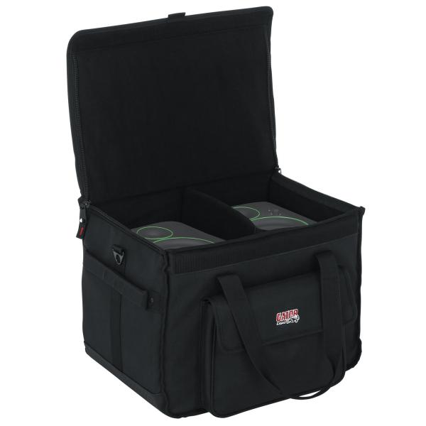 Gator Cases GPA Tote Series 5" Driver Range Studio Monitor Tote Bag for (2) Powered Studio Monitors [G-STUDIOMON1]