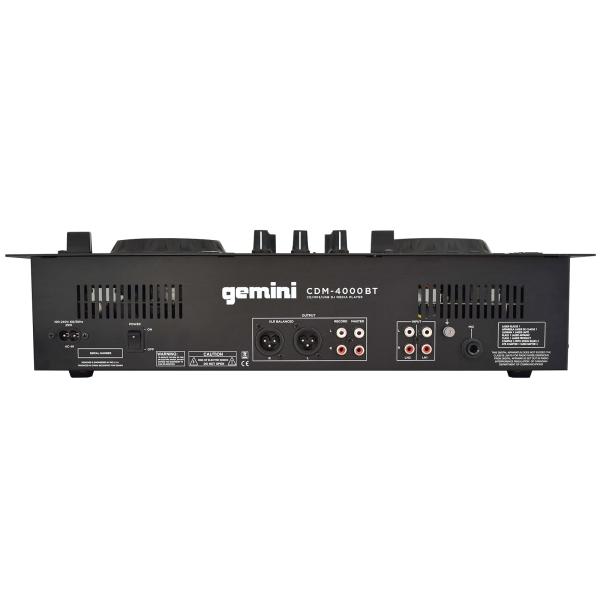 Gemini CDM-4000BT Media Player with 15
