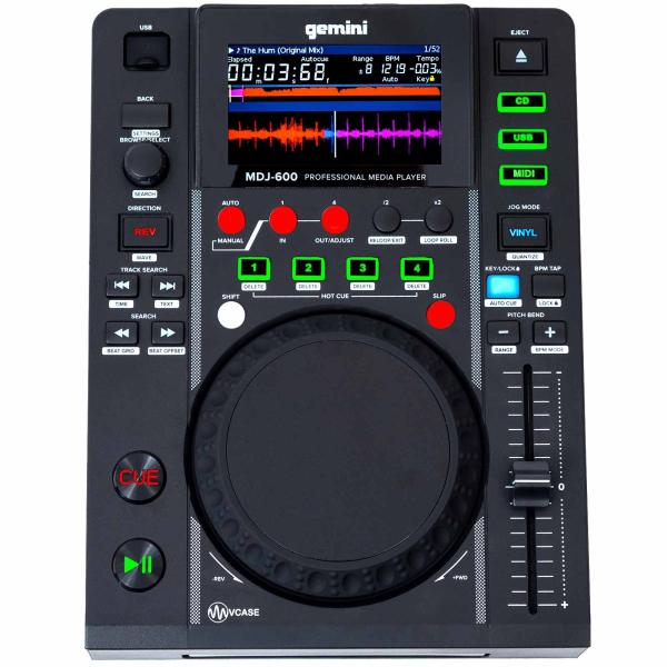 Gemini MDJ-600 Professional USB/CD Media Player | IDJNOW