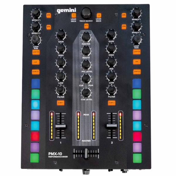 Gemini PMX-10 2-Channel Combat-Ready Performance Digital Mixer