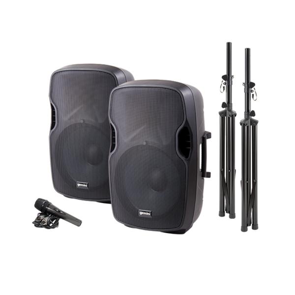Gemini PA-SYS15 Complete Dual-Speaker PA Package
