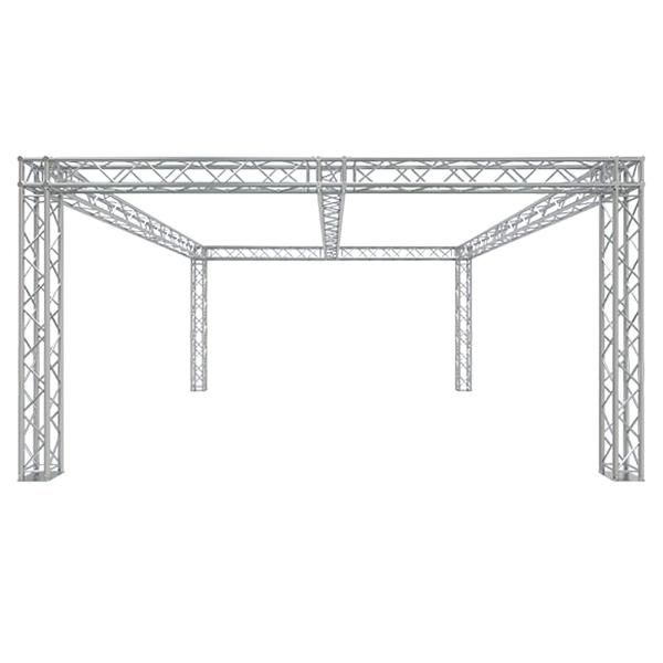 Global Truss TB-20X20 Trade Show Booth with UJB Corners and Center Beam F34-003