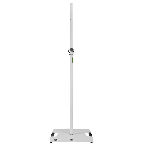 Gravity GLS431W Lighting Stand with Square Steel Base in White, 3 position