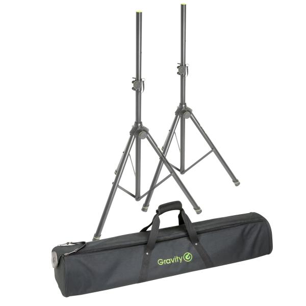Gravity Stands SS 5211 B SET1 Speaker Stands & Bag | IDJNOW