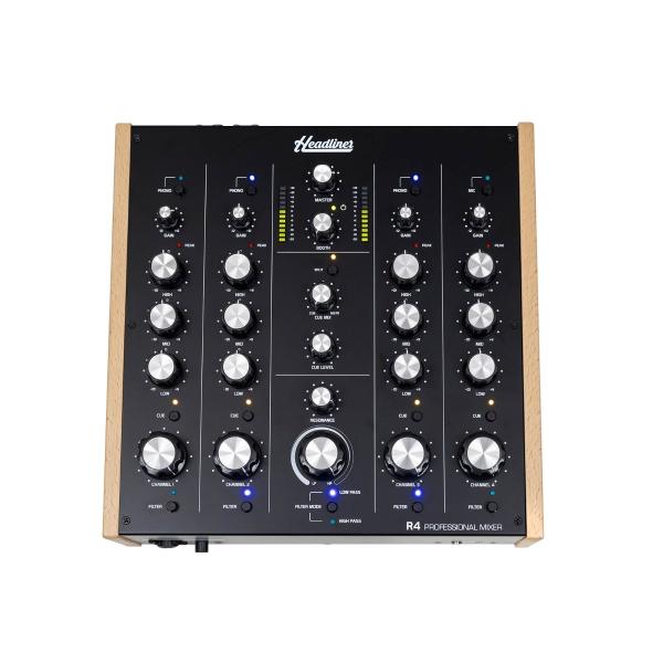 Headliner HL90120 R4 4-Channel Analog Rotary Mixer | IDJNOW