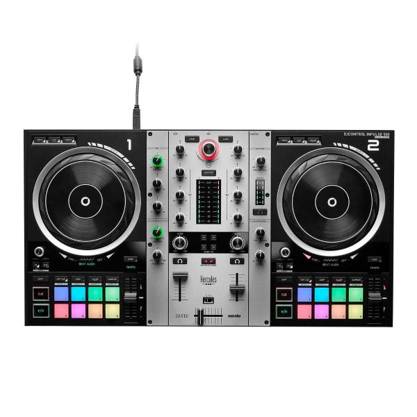 Hercules DJControl Inpulse 500 Silver Edition 2-Channel DJ Controller