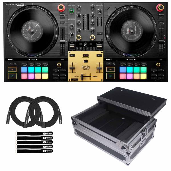 Hercules DJControl Inpulse T7 Premium 2-Deck Controller with Road Case