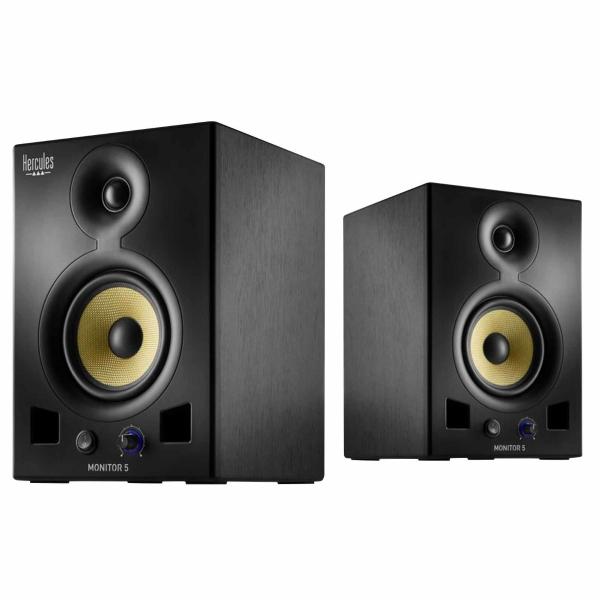 Hercules Monitor 5 Bi-Amplified Active Monitoring Speakers
