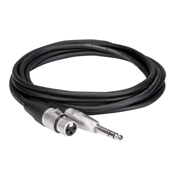 Hosa HXS-020 520FT REAN XLR3F to 1/4 in TRS Pro Balanced Interconnect Cable
