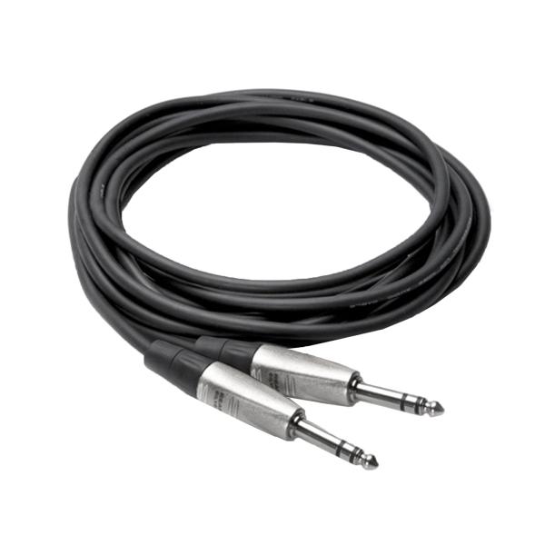 Hosa HSS-010 10FT REAN 1/4" TRS to 1/4" TRS Pro Balanced Interconnect Cable