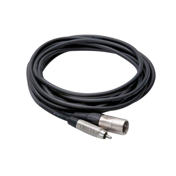 Hosa Technology HRX-010 10FT REAN RCA to XLR3M Pro Unbalanced Interconnect Cable