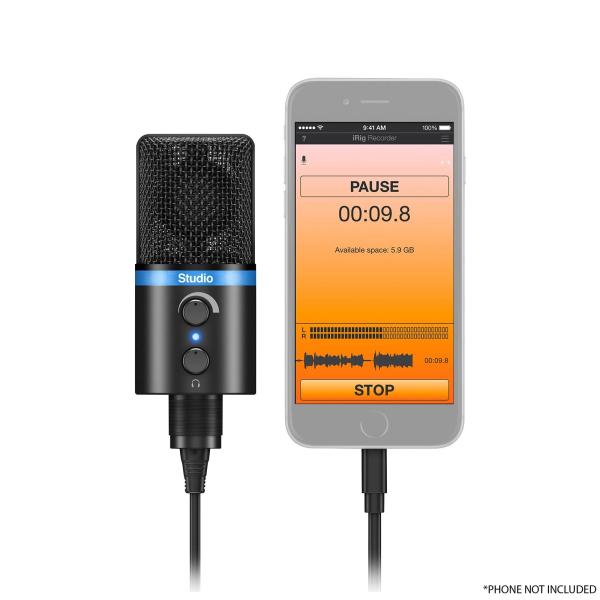 iRig Mic Studio Microphone for iOS, Mac, PC & Android | IDJNOW
