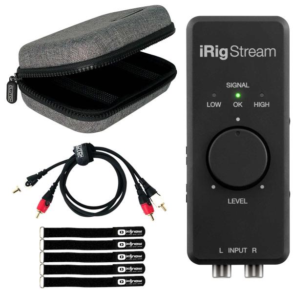 iRig Stream Stereo Audio Interface with Case | IDJNOW