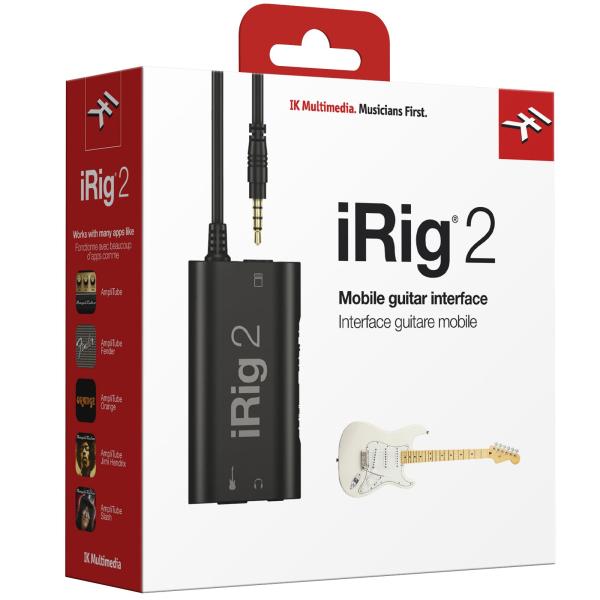 IK Multimedia iRig 2 Guitar Interface with Case | IDJNOW