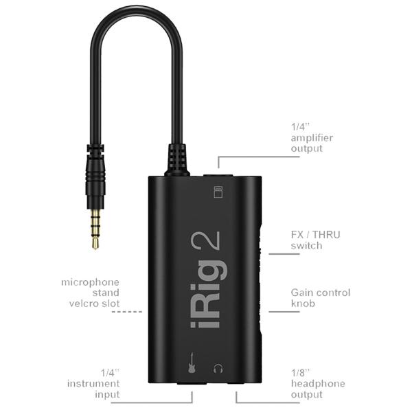iRig 2 Analog Guitar Interface for iOS and Mac | IDJNOW