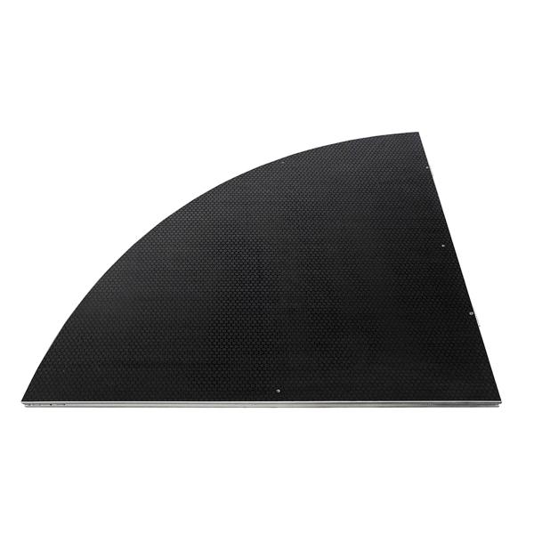 Intellistage ISQRPI4 4FT Industrial Quarter Round Platform