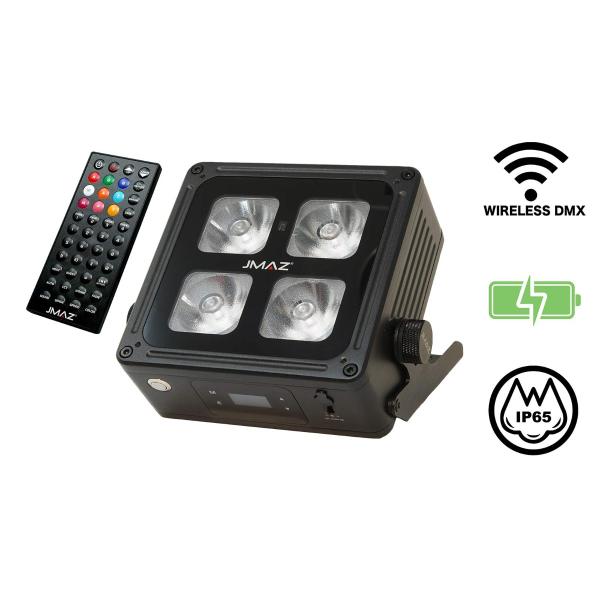 JMAZ Lighting JZ1040 MAD PAR 4IP 60W - 4 x 15W RGBWA+UV LED Par Light Main