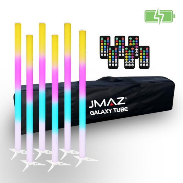 JMAZ Lighting JZ2006 Galaxy Tube 6pk Battery Powered LED Effect Tube Main