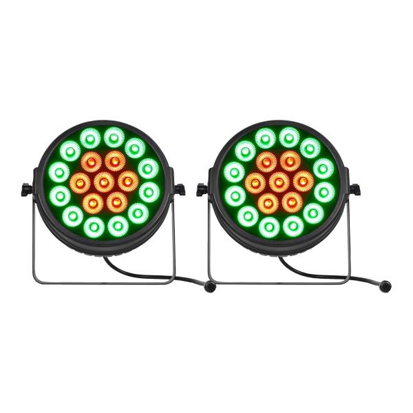 JMAZ Lighting JZ2011 Versa Flex Par QUAD19 19x380W RGBW LED Par (PAIR)