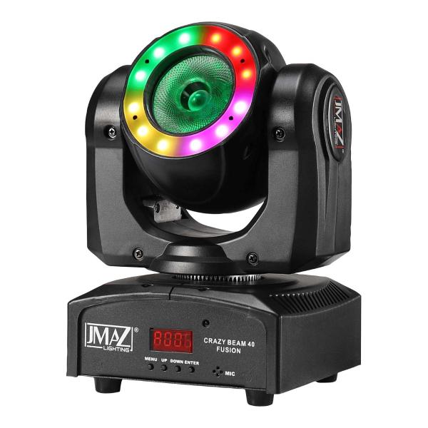 JMAZ Lighting JZ3006 Crazy Beam 40 Fusion LED Moving Head