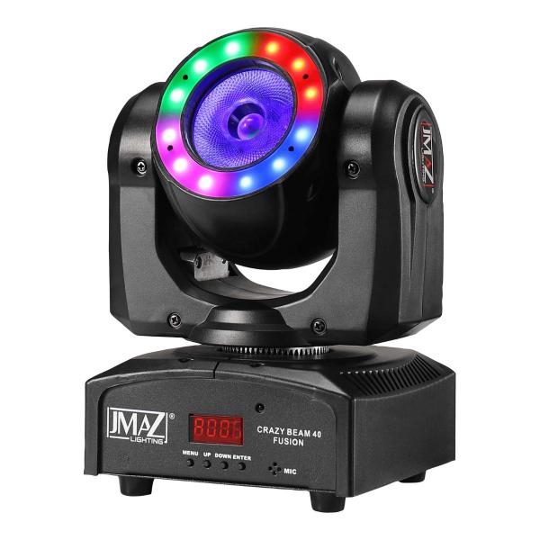 サートゥン・シェーズ・オブ・ライムライト JMAZ Lighting JZ3006 Crazy Beam 40 Fusion LED Moving Head